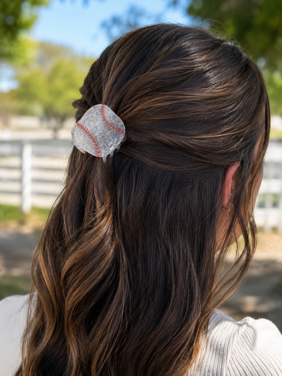 Baseball Claw Clip