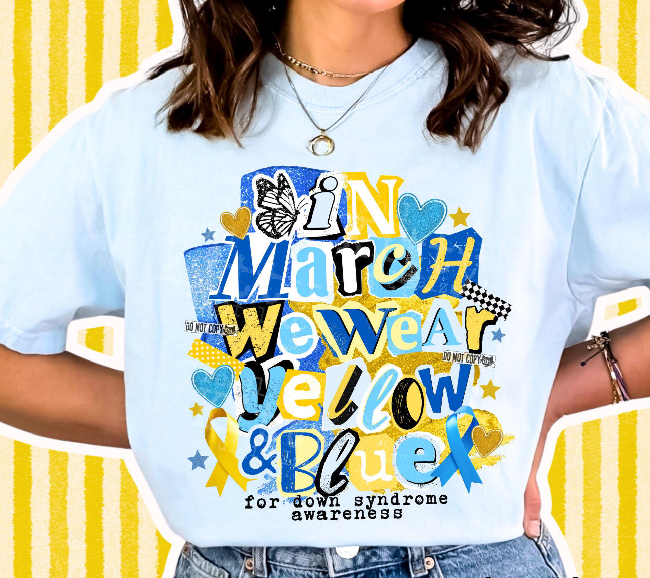 Yellow & Blue Tee