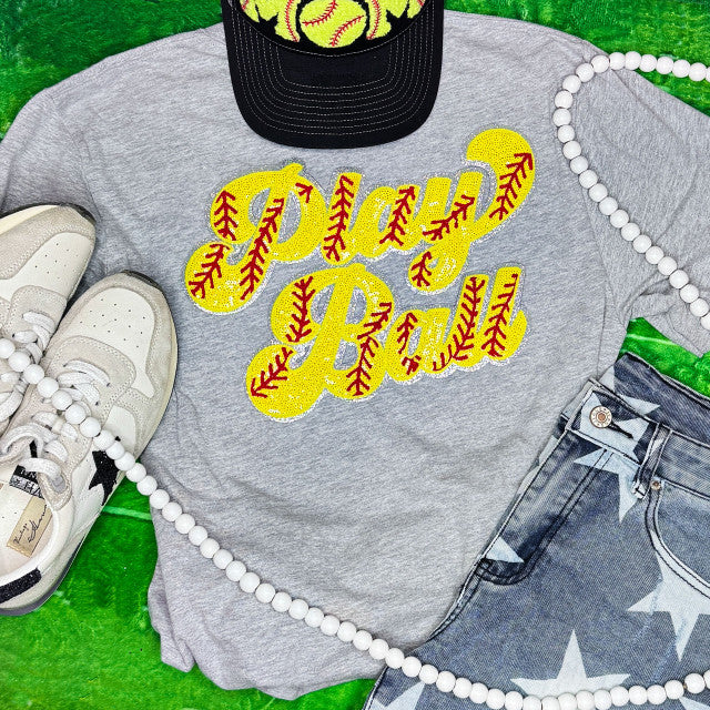 Play Ball Softball Patch Crew