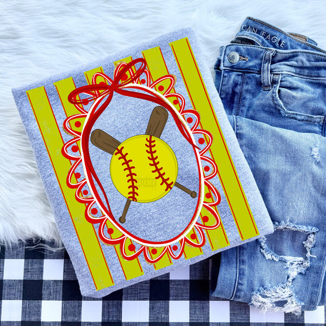Softball Coquette Tee