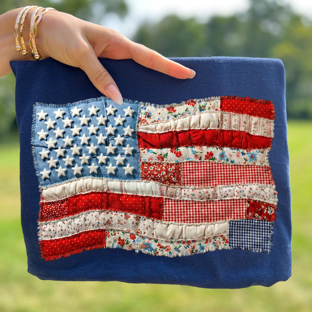 Patchwork Flag Tee