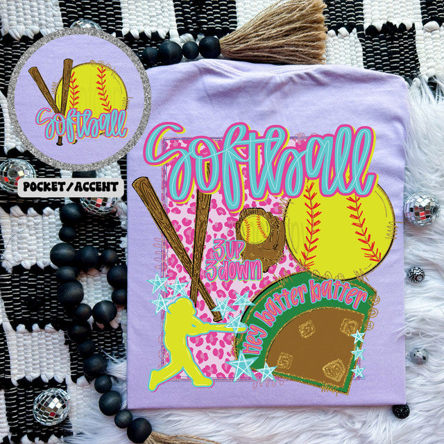 Double Design Softball Tee