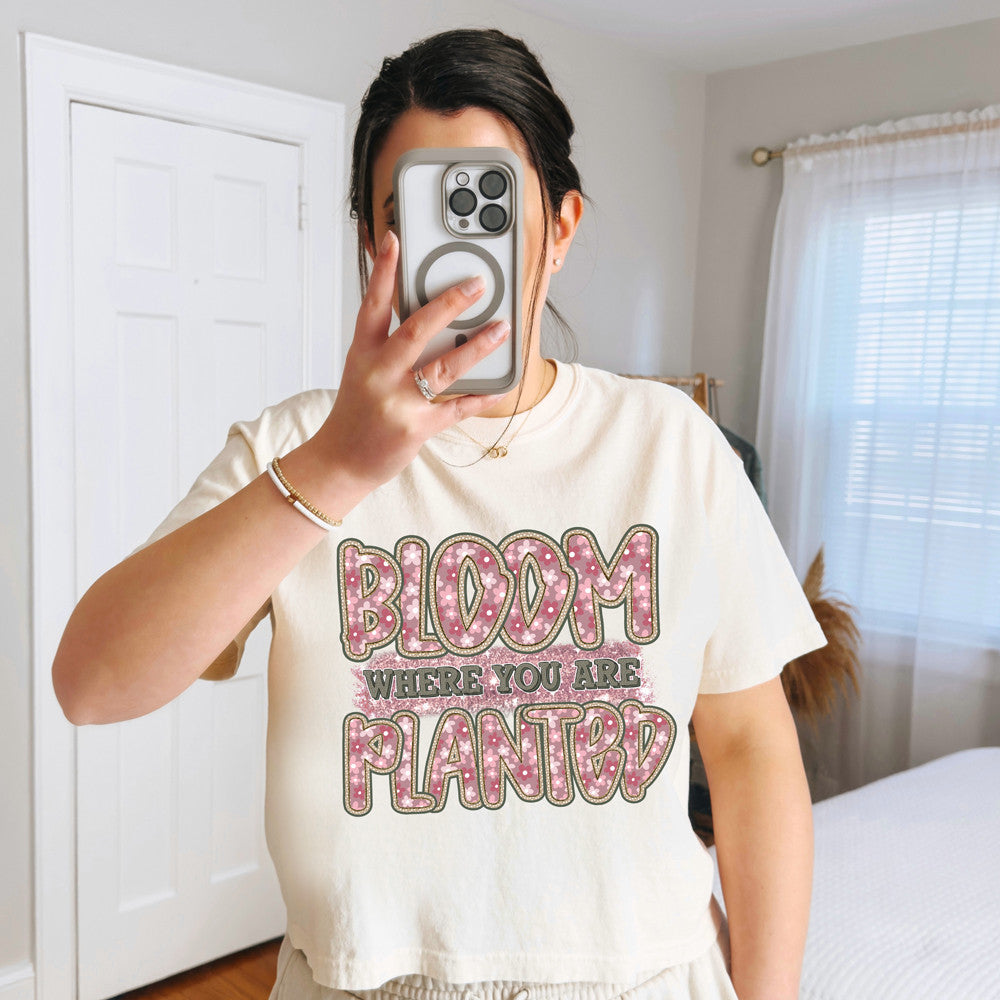 Bloom Cropped Tee