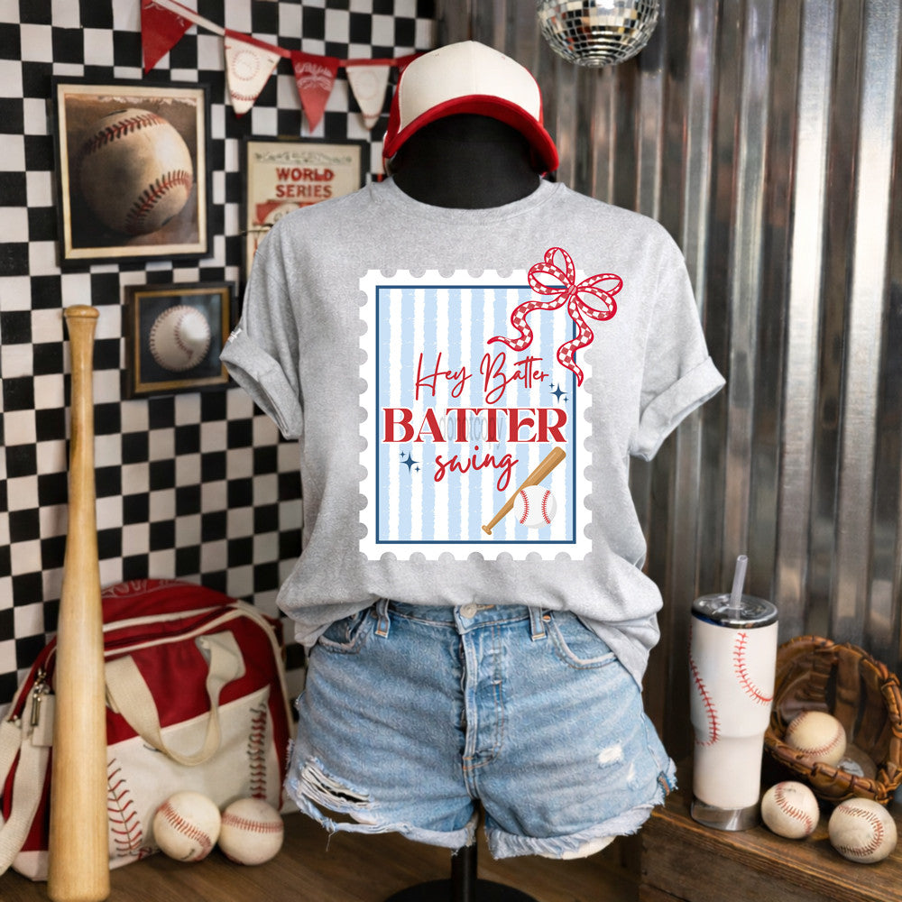 Hey Batter Stamp Tee
