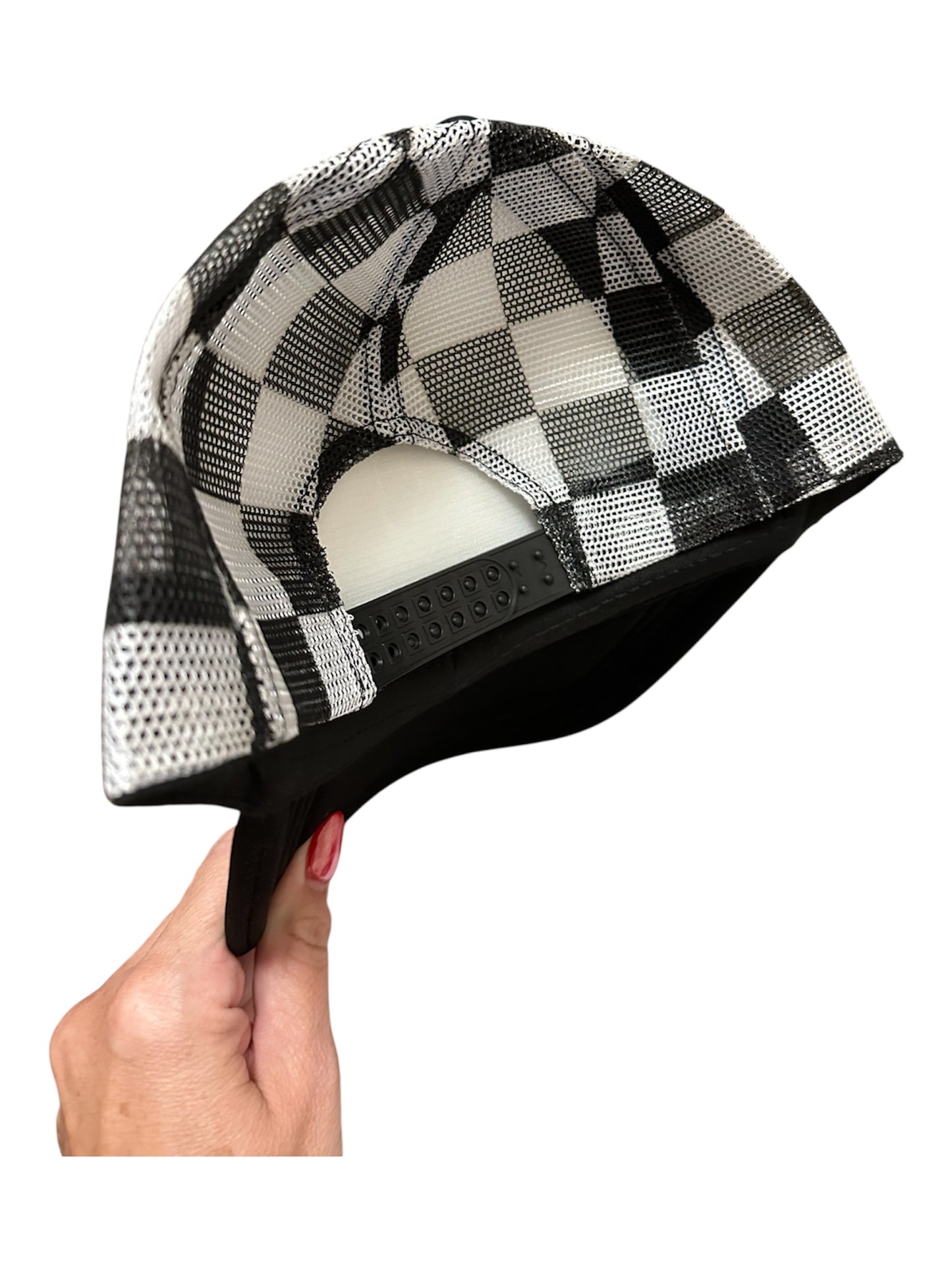 Checkered Back Game Day Hat