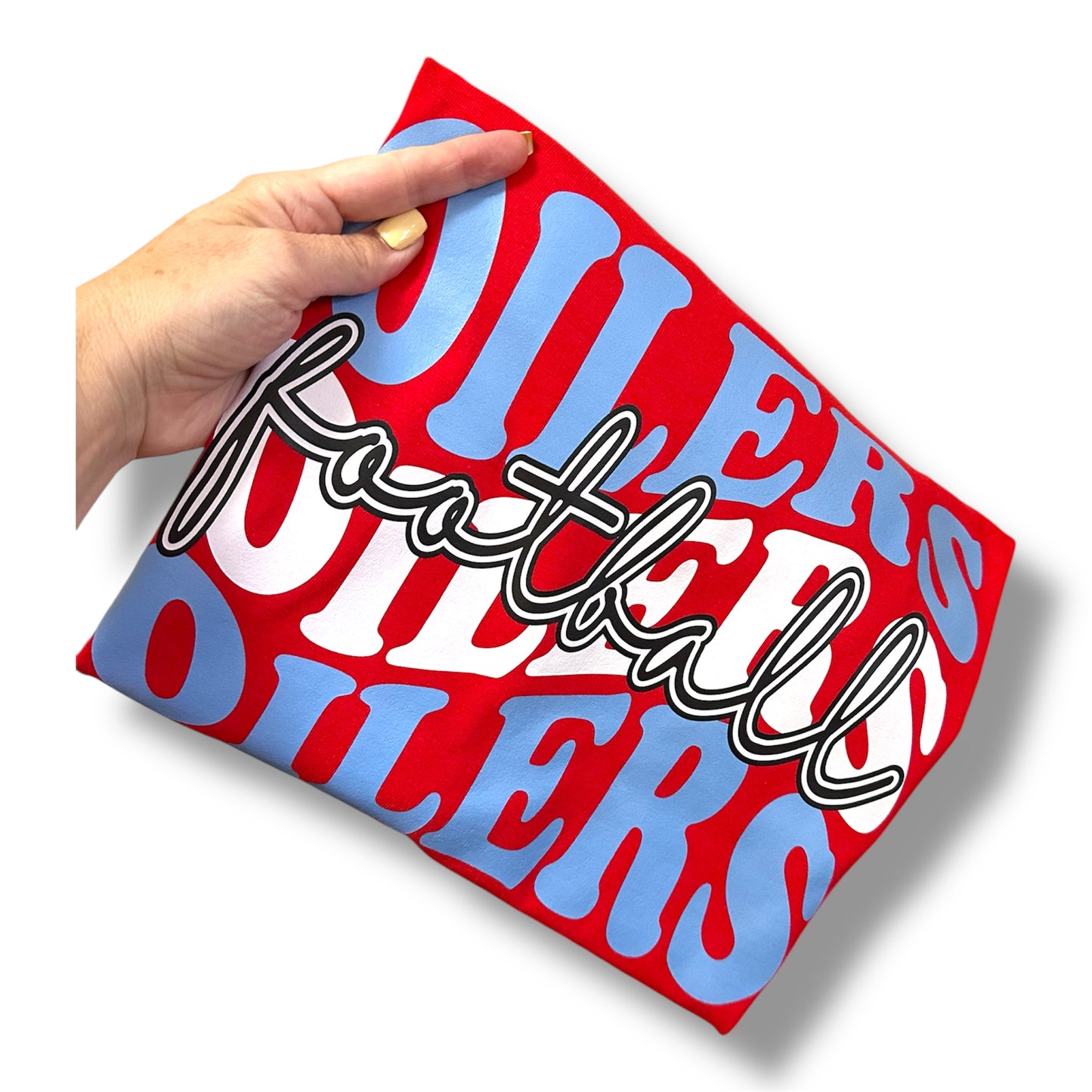 Wavy Oilers Tee