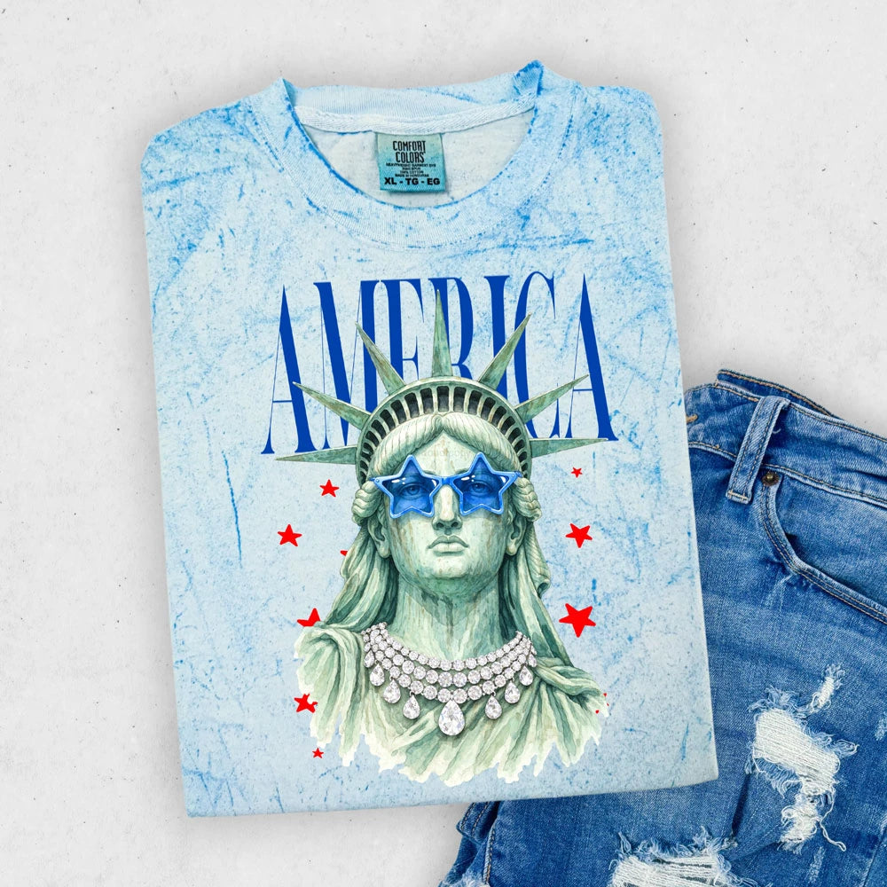 America Lady Liberty Tee