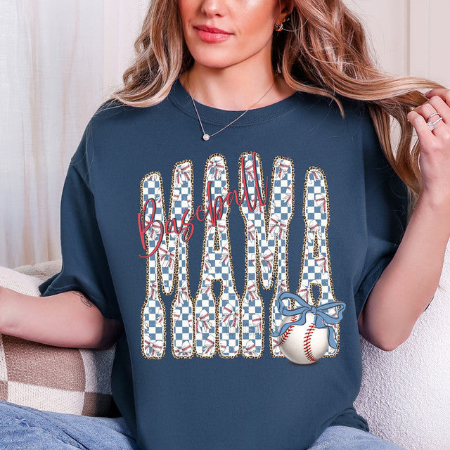 Vintage Baseball Mama Tee