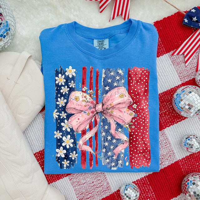 Floral Stripe Tee