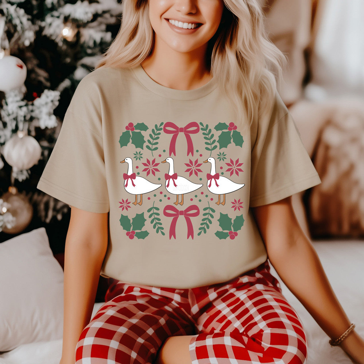 Christmas Goose Tee