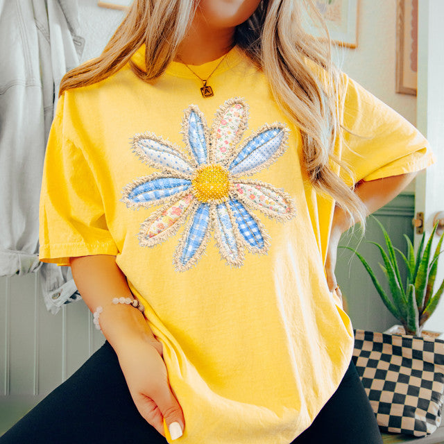 Patchwork Daisy Tee