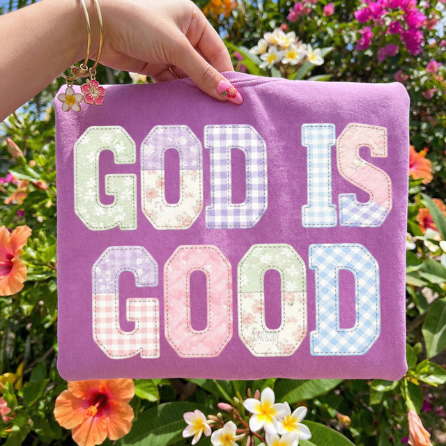 Patchwork God is Good Tee