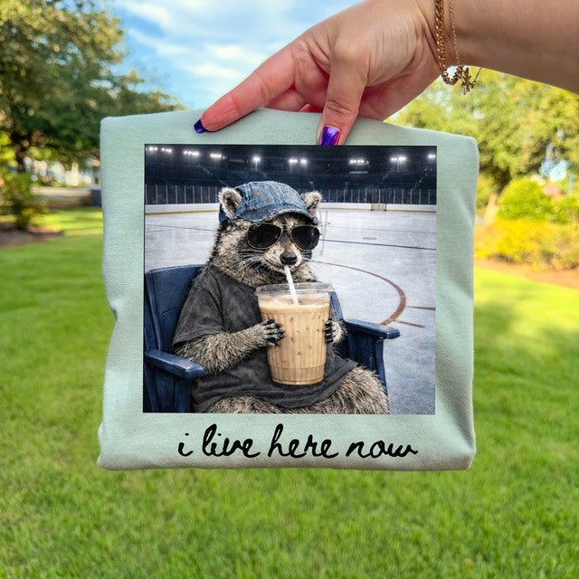 Hockey Raccoon Tee