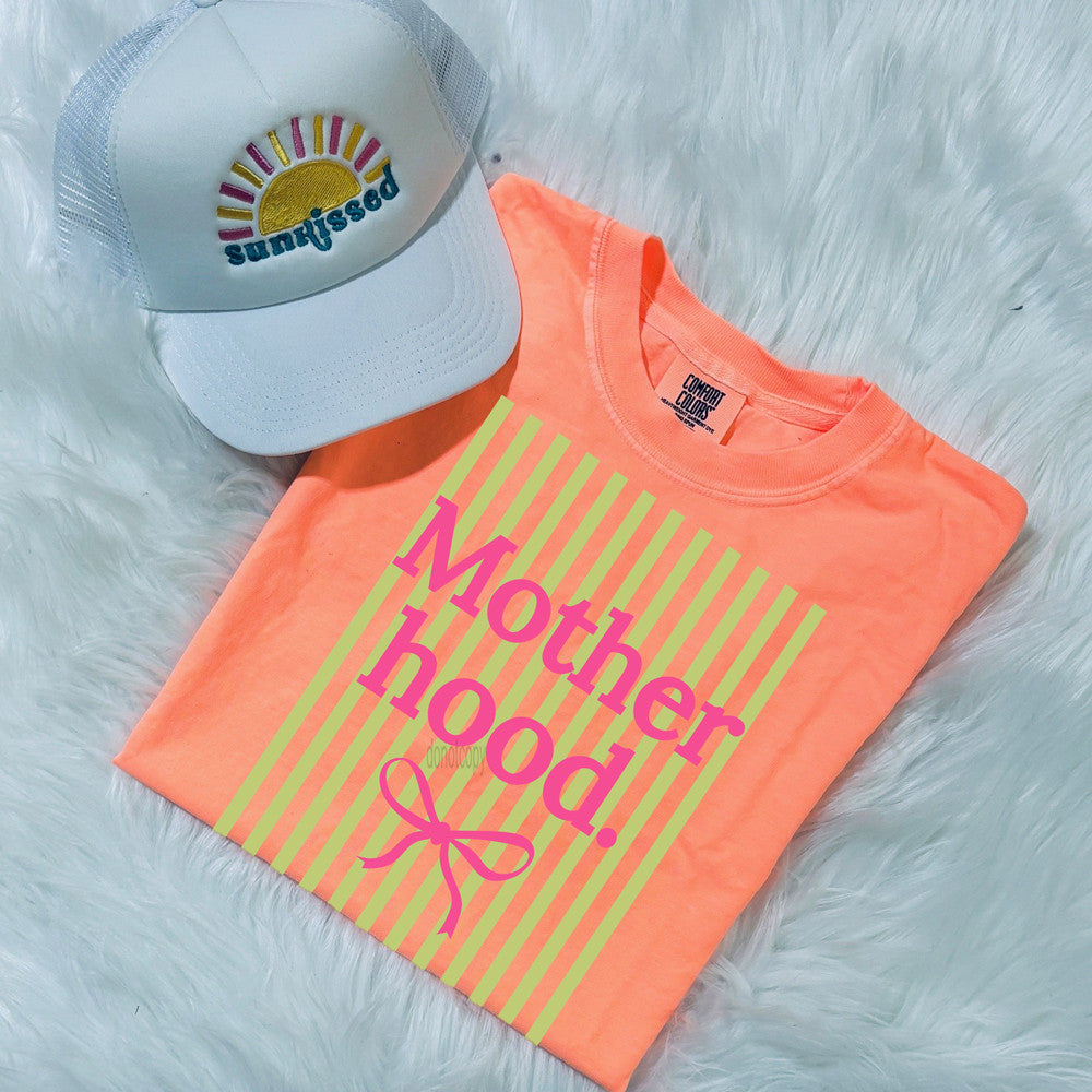 Stripped Mother Hood Tee