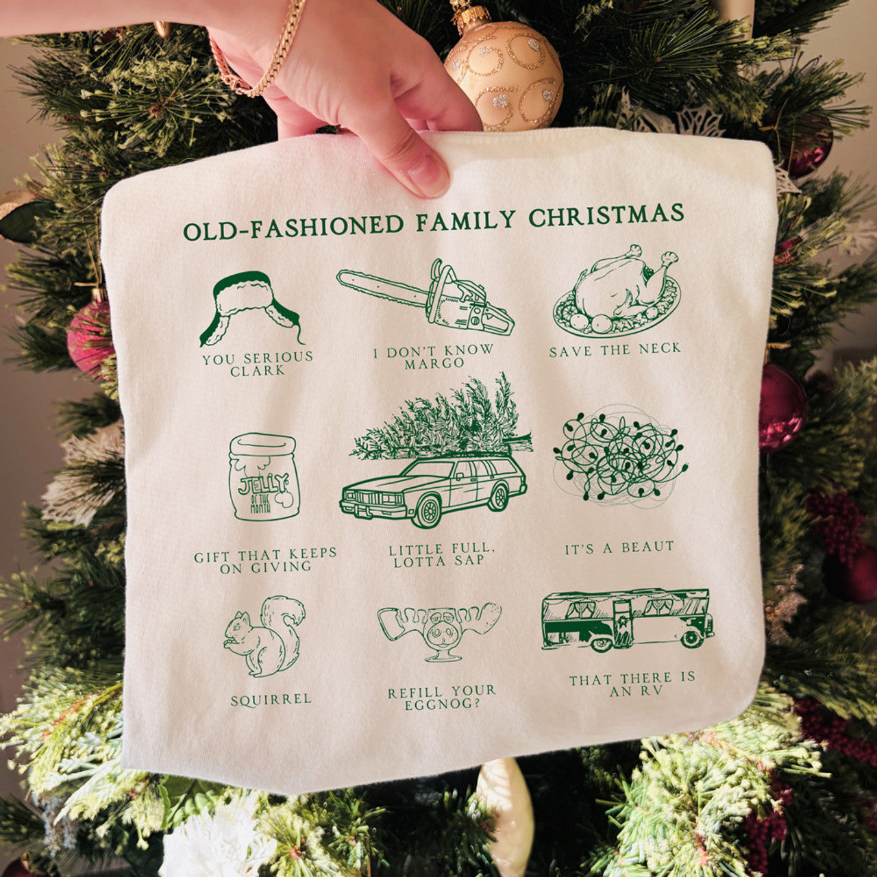 Old Fashioned Family Christmas Tee