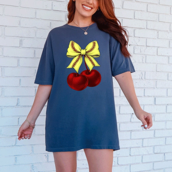 Softball Cherries Tee
