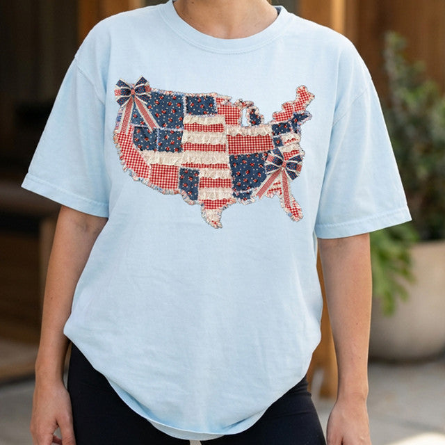Patchwork Map Tee