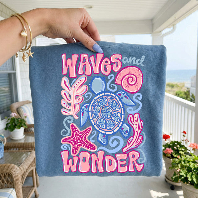 Waves and Wonder Tee