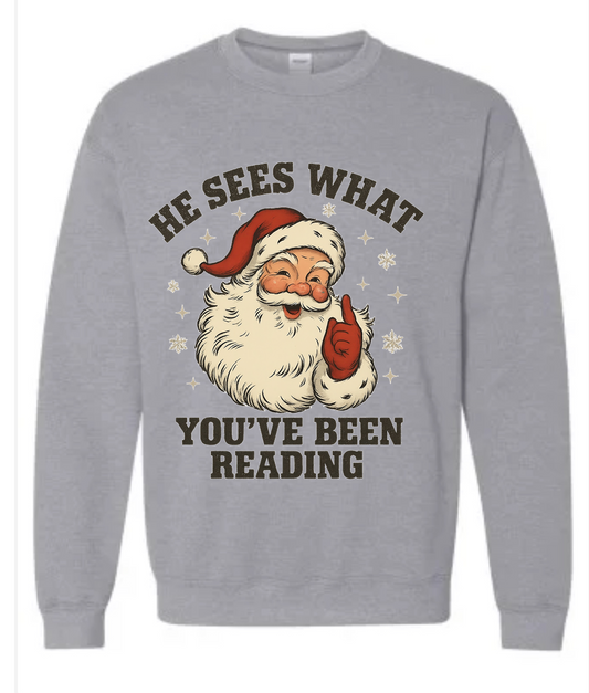 He Sees What You’ve Been Reading Crew