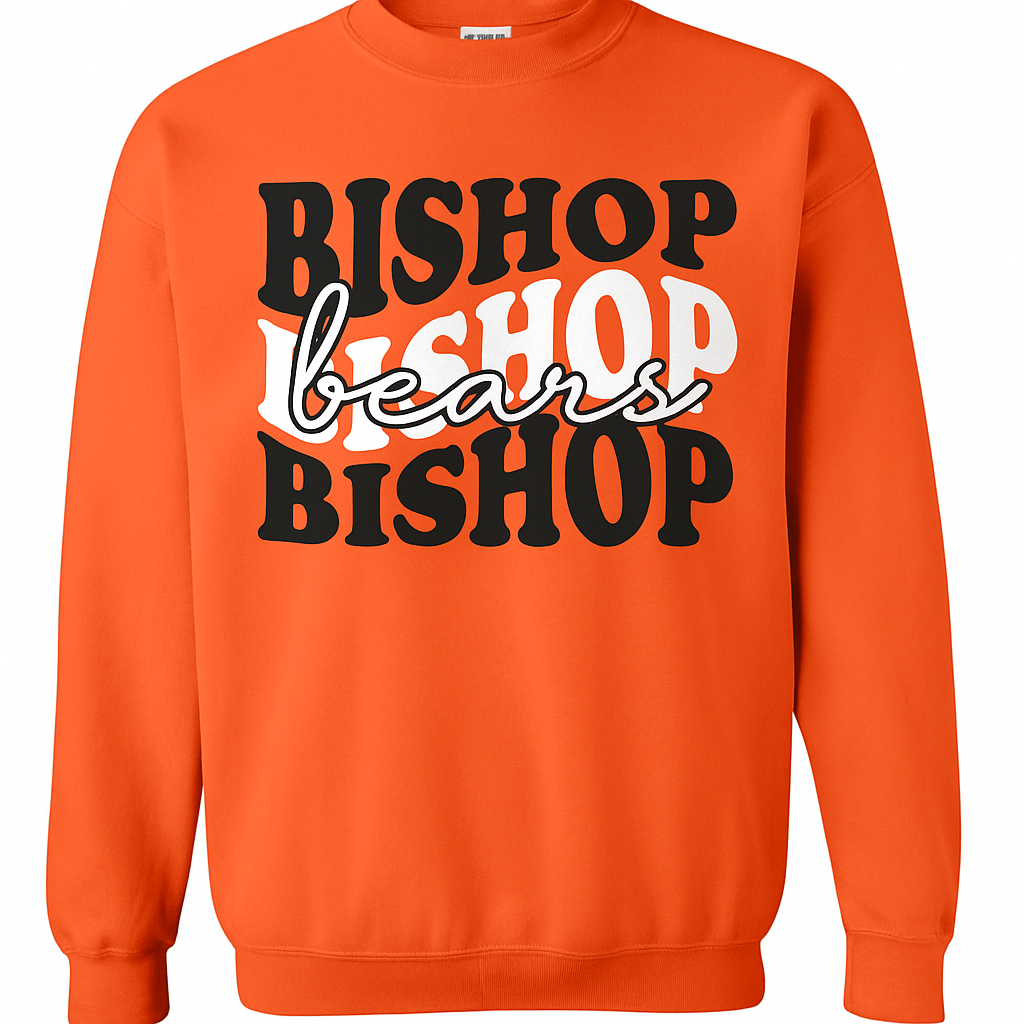 Adult  Wavy School Spirit Crew