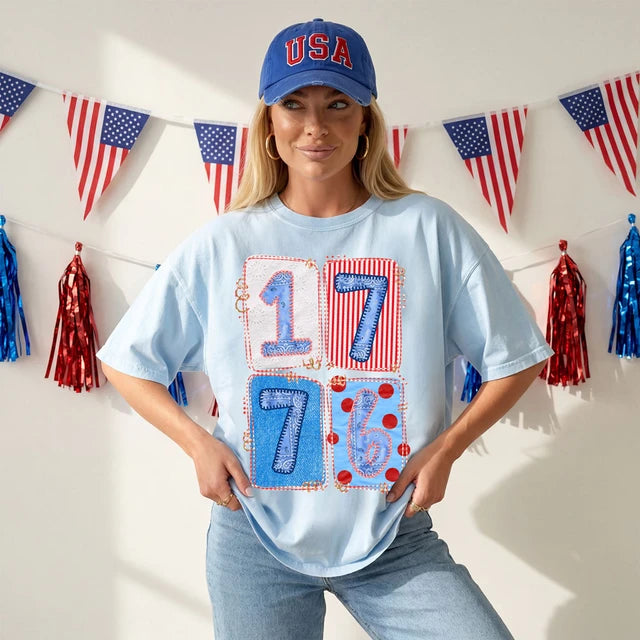 1776 Patchwork Tee