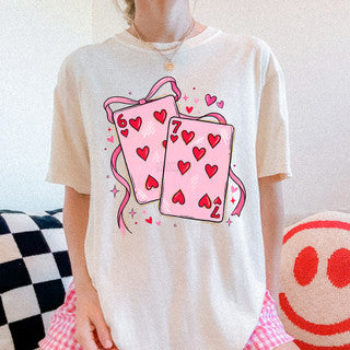 6-7 Hearts Card Tee