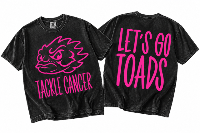 Let's Go Toads Tackle Cancer Tee