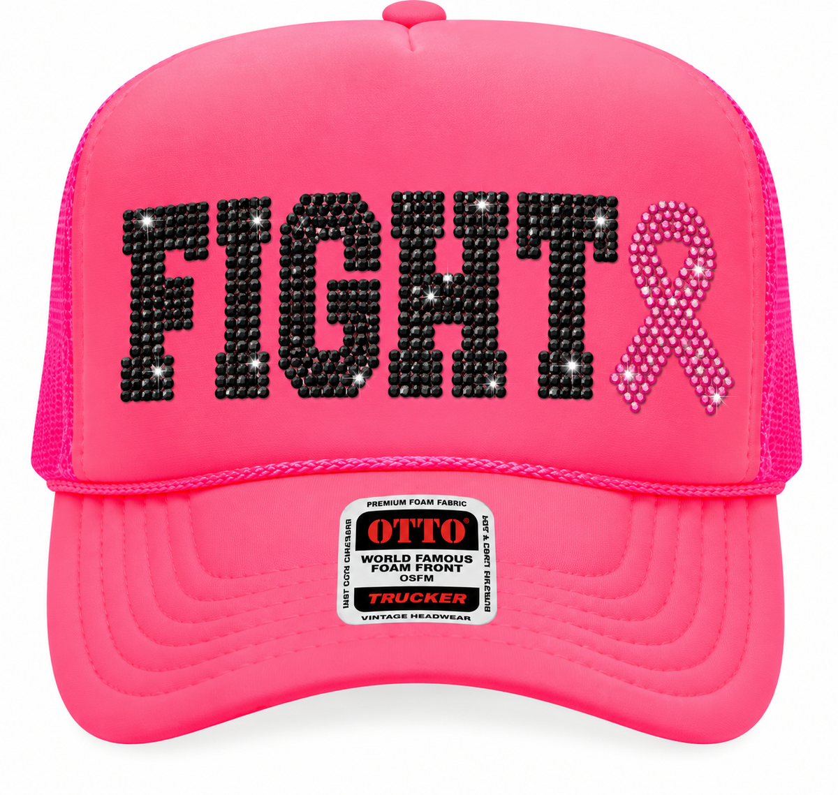Rhinestone Fight Trucker
