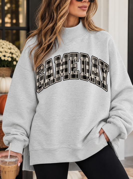 Game Day Mock-neck Sweatshirt