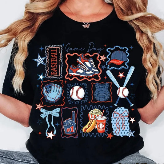 Baseball Doodle Tee