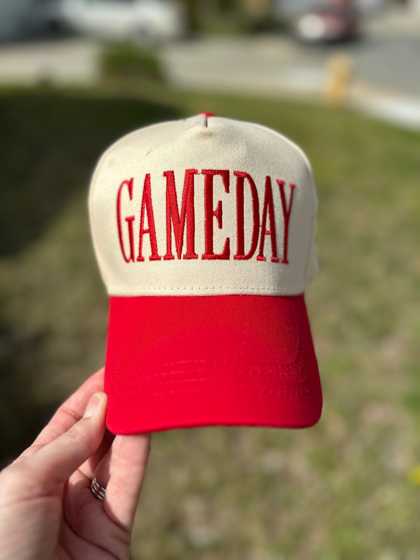 Embroidered Game Day Hat