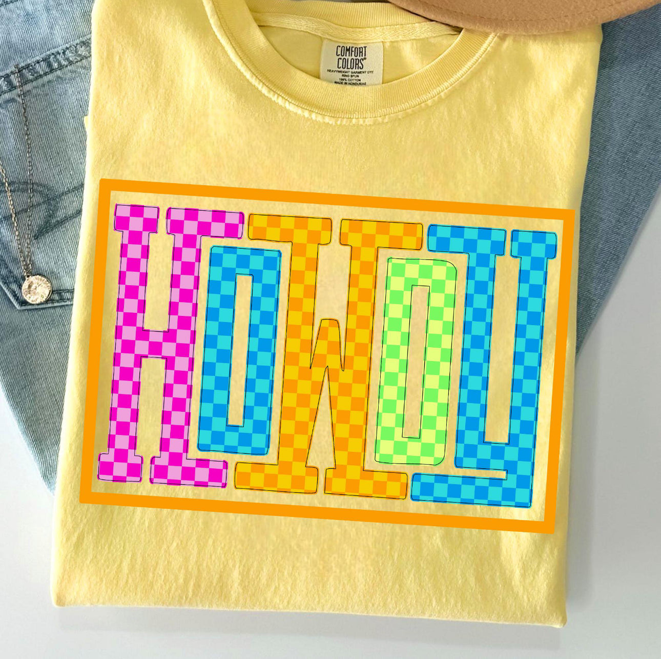 Neon Howdy Tee