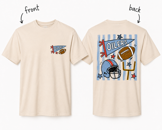 Oilers Pennant Tee