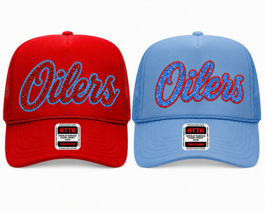 Rhinestone Oilers Hat