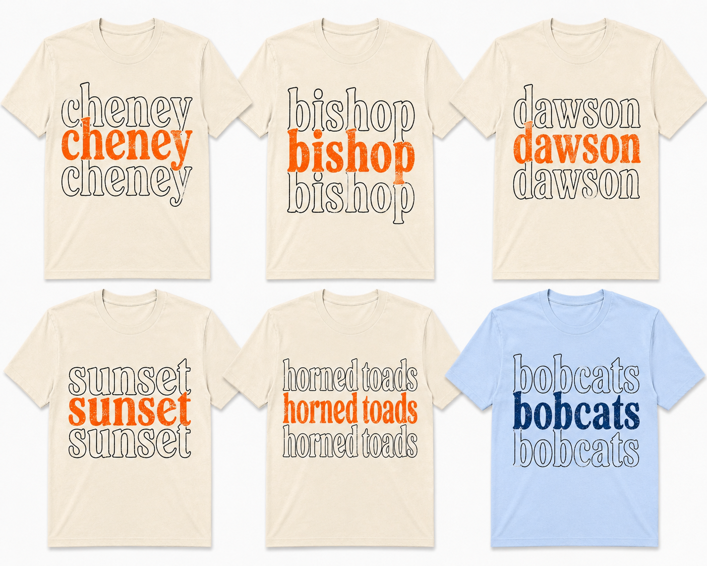 School Stacked Tee