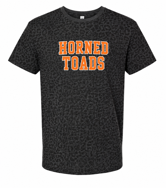 Horned Toads Black Leopard Tee