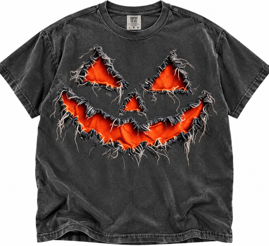 Ripped Pumpkin Tee