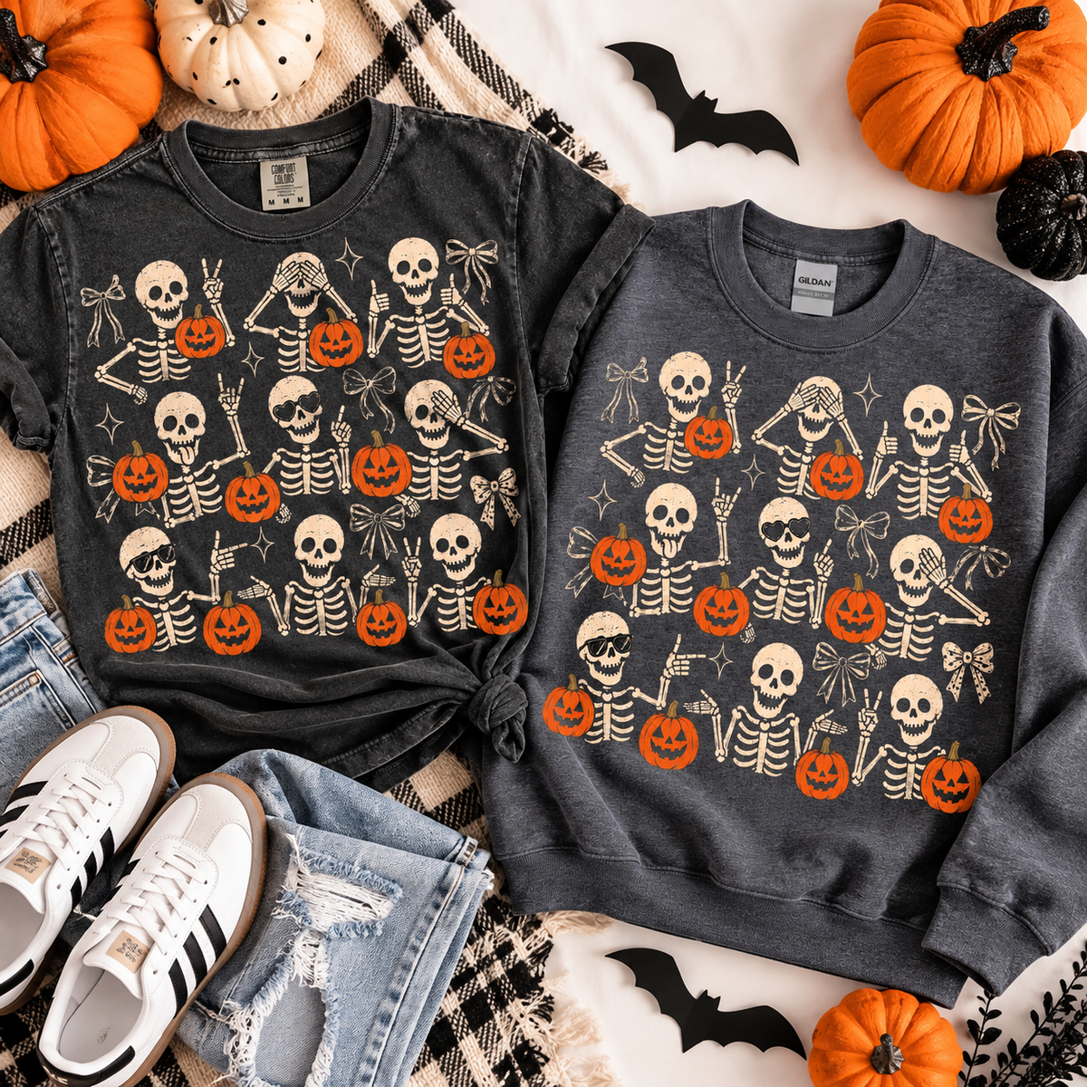 Skeleton Tee & Crew