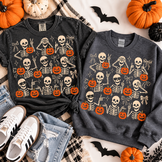 Skeleton Tee & Crew