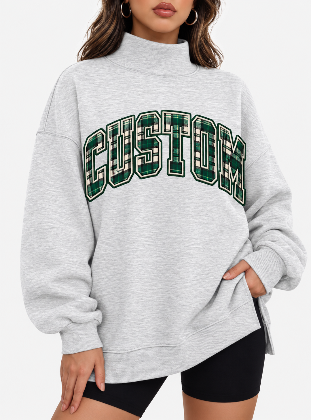 Custom Mock-neck Sweatshirt