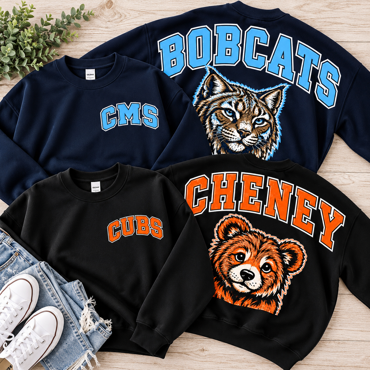 Oversized School Crews