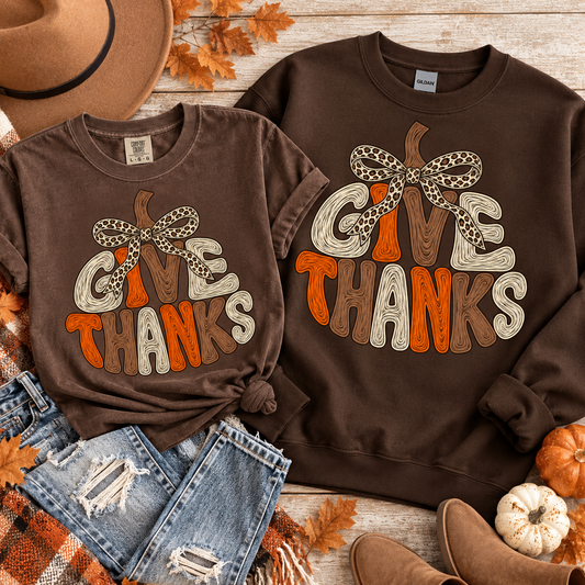 Give Thanks Tee & Crew
