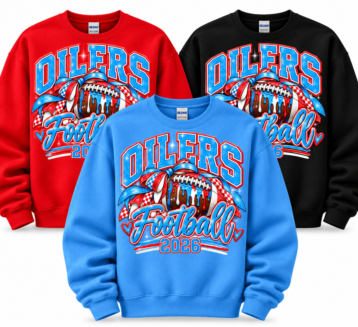 Oilers Girly Playoff Sweatshirt