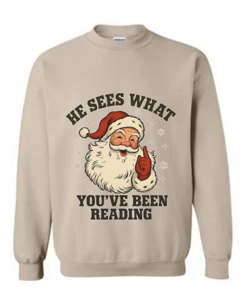 He Sees What You’ve Been Reading Crew