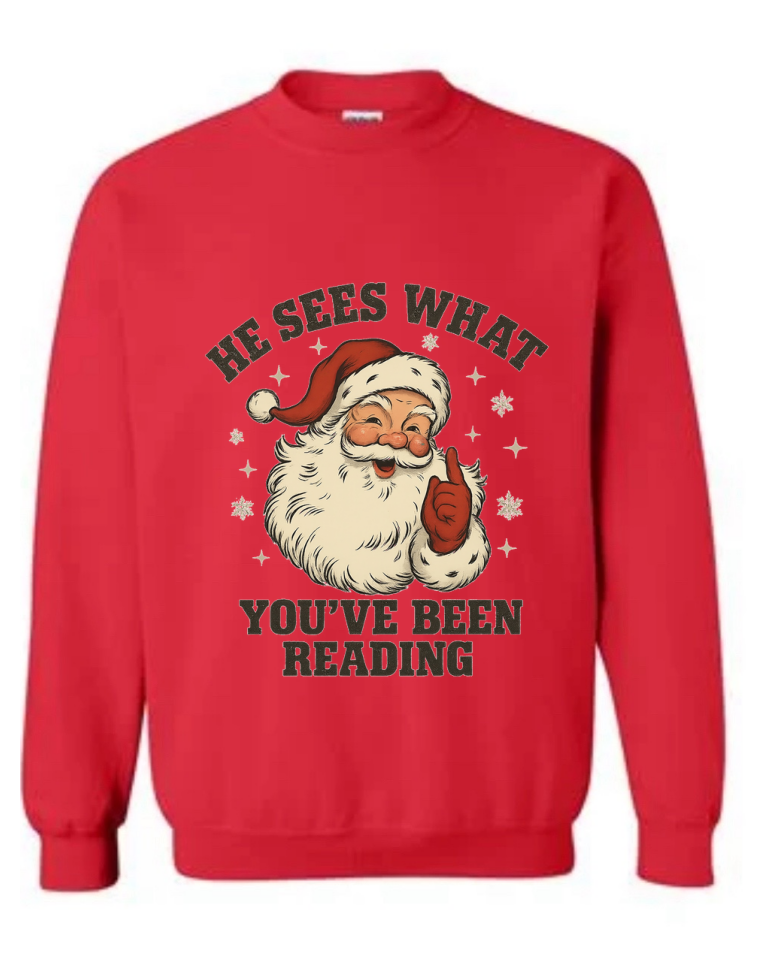 He Sees What You’ve Been Reading Crew