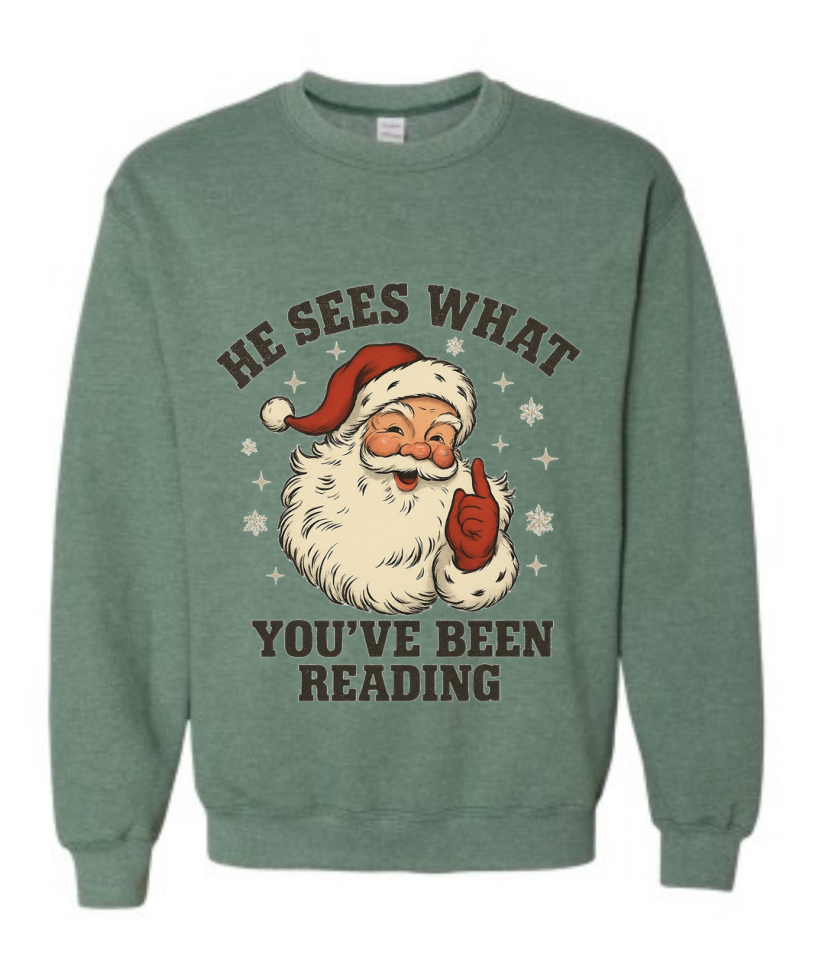 He Sees What You’ve Been Reading Crew