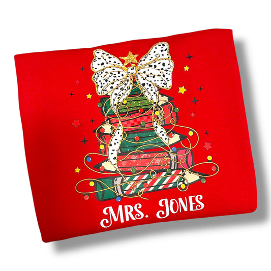 Personalized Teacher Christmas Crew