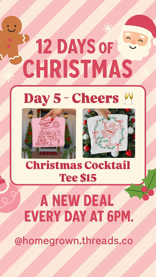 Christmas Cocktail Tee