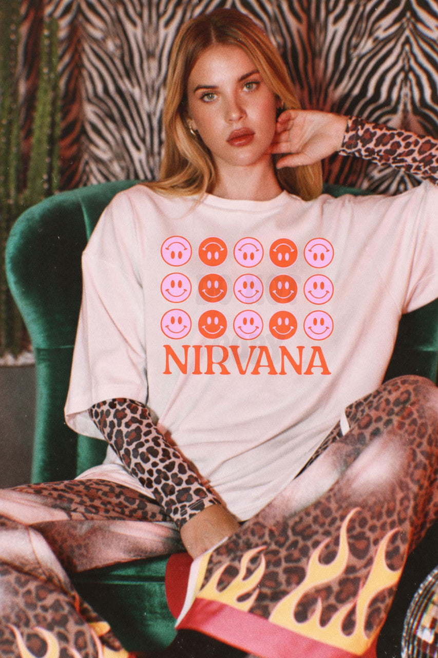 Nirvana Happy Face Tee
