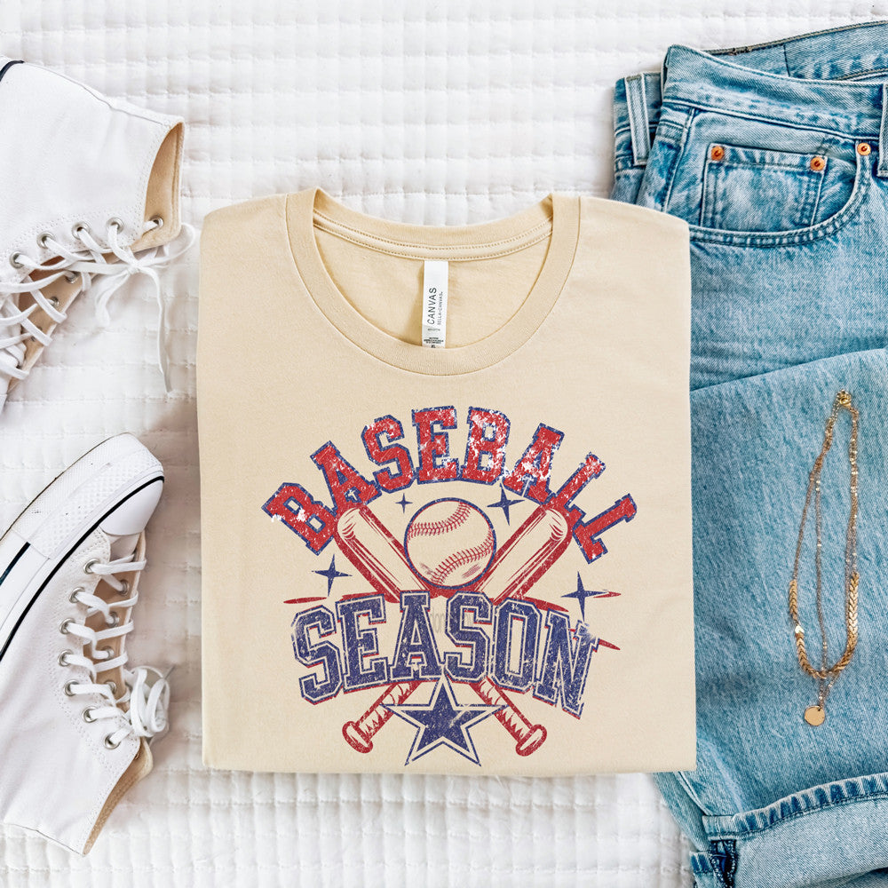Vintage Baseball Season Tee